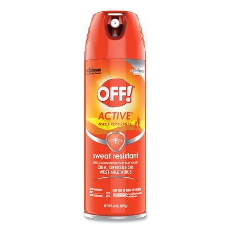 Off ACTIVE Insect Repellent, 6 oz Aerosol, PK12 611079